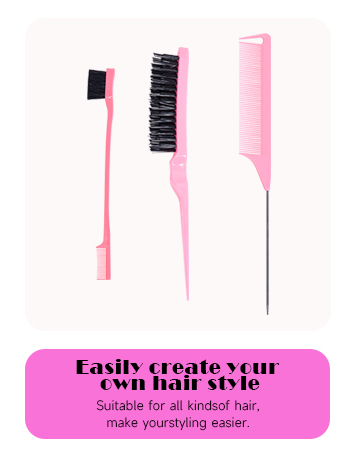 slick back hair brush