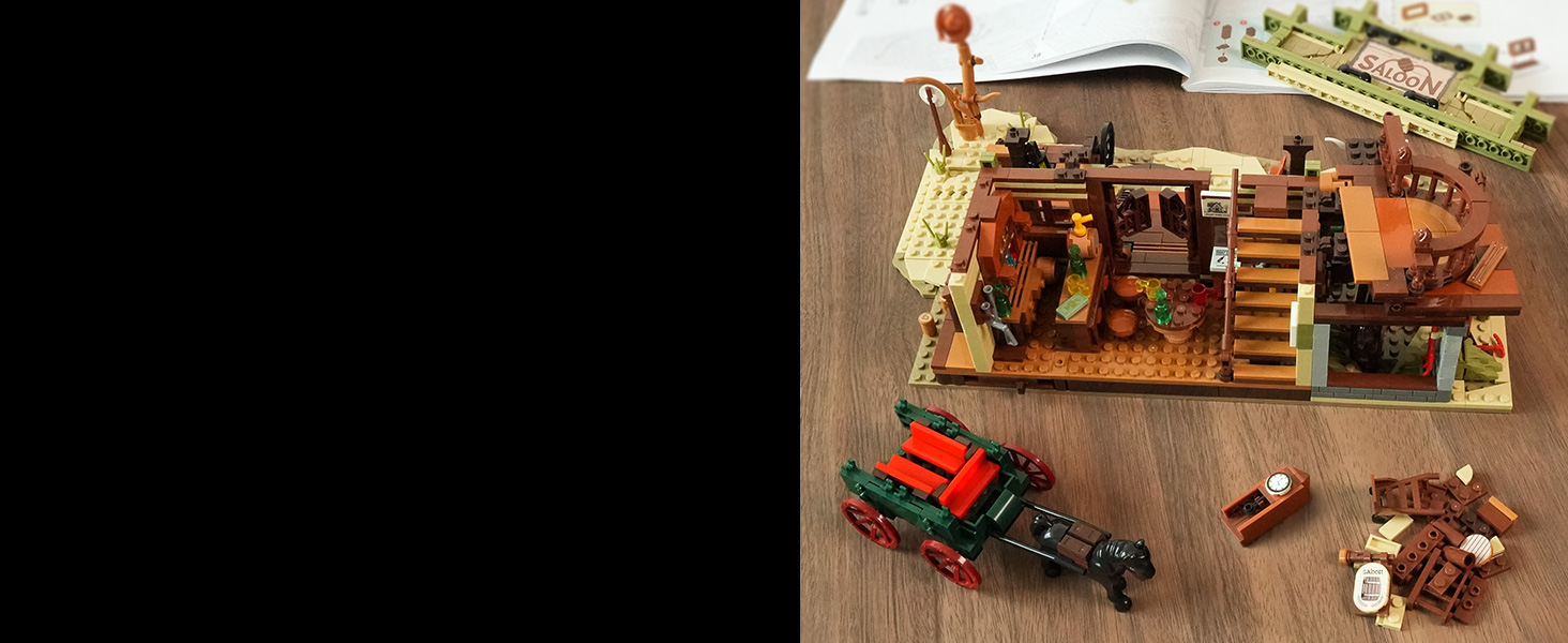 Wild West Building Block Toy
