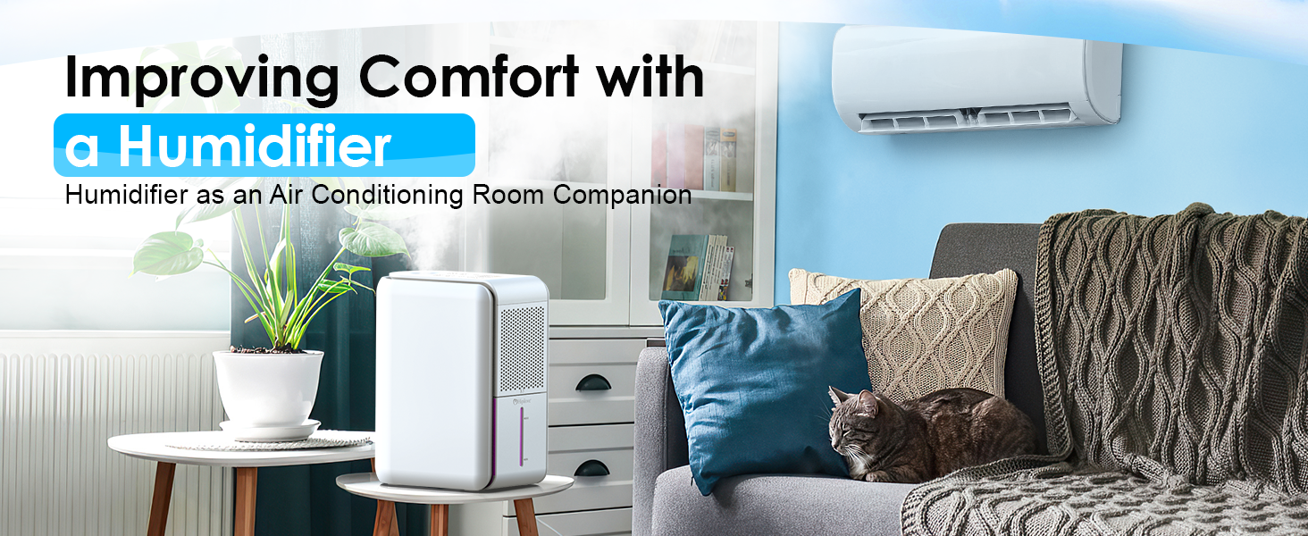 Dehumidifier and Humidifier Combo 2 in 1(350 Sq. Ft)for