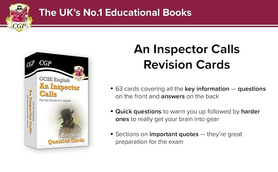 An Inspector Calls revision question cards
