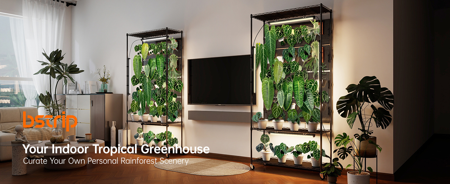 indoor greenhouse with grow light