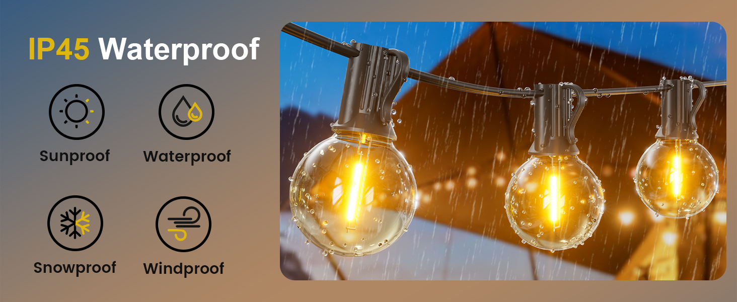 garden lights mains powered