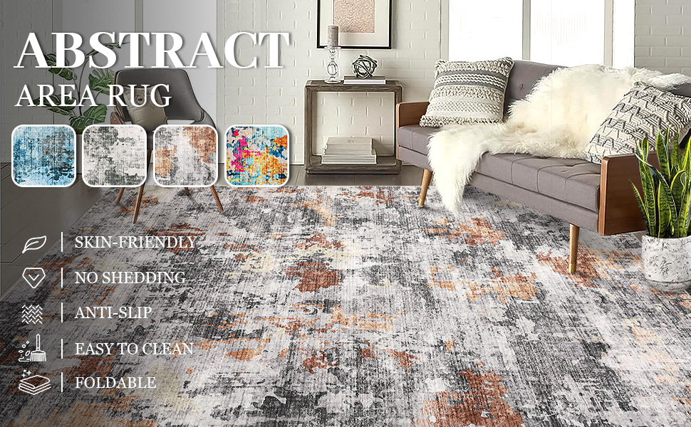 abstract area rug