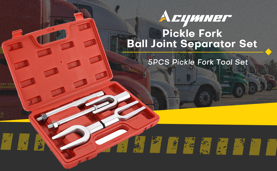 Acymner Pickle Fork Ball Joint Separator Set 5PCS Pickle Fork Tool
