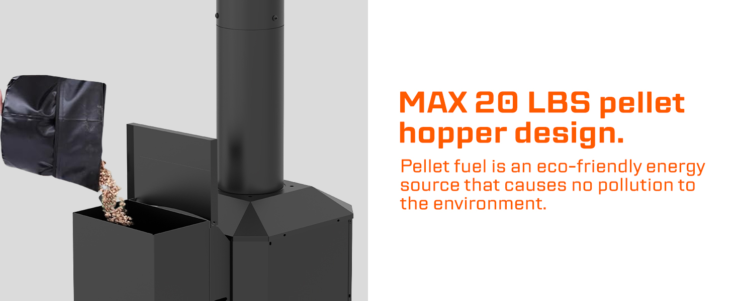 wood pellet patio heater