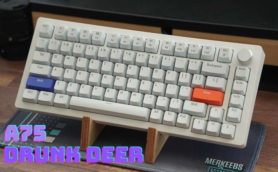 DrunkDeer A75 TKL Mechanical Keyboard, RGB Backlight