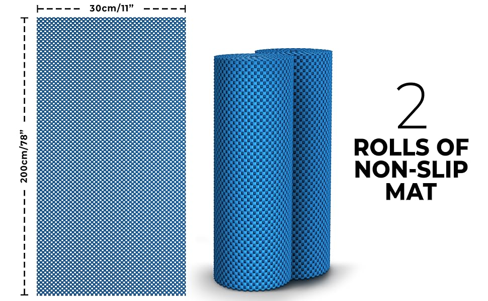 DIY Doctor 2x Anti Slip Rug Underlay 190 x 30cm Roll Non Slip Rug