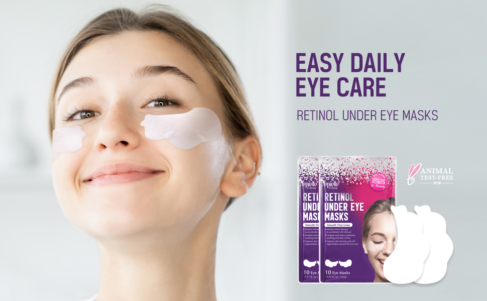 Epielle Retinol Under Eye Mask (60 Sheets) Under Eye