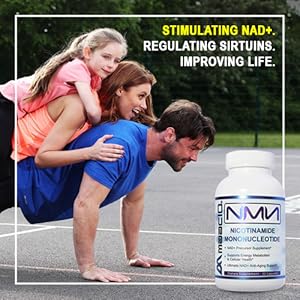 NMN Real Nicotinamide Mononucleotide Supplement (NMN 125mg Capsules) Powerful NAD+ Precursor