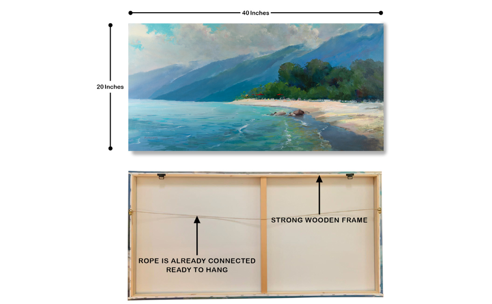 ocean wall art large