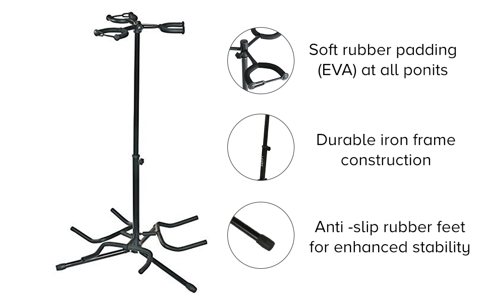 Kadence Instruments Accessories (NK17 Triple Guitar Stand) 124 NK17 Triple Guitar Stand