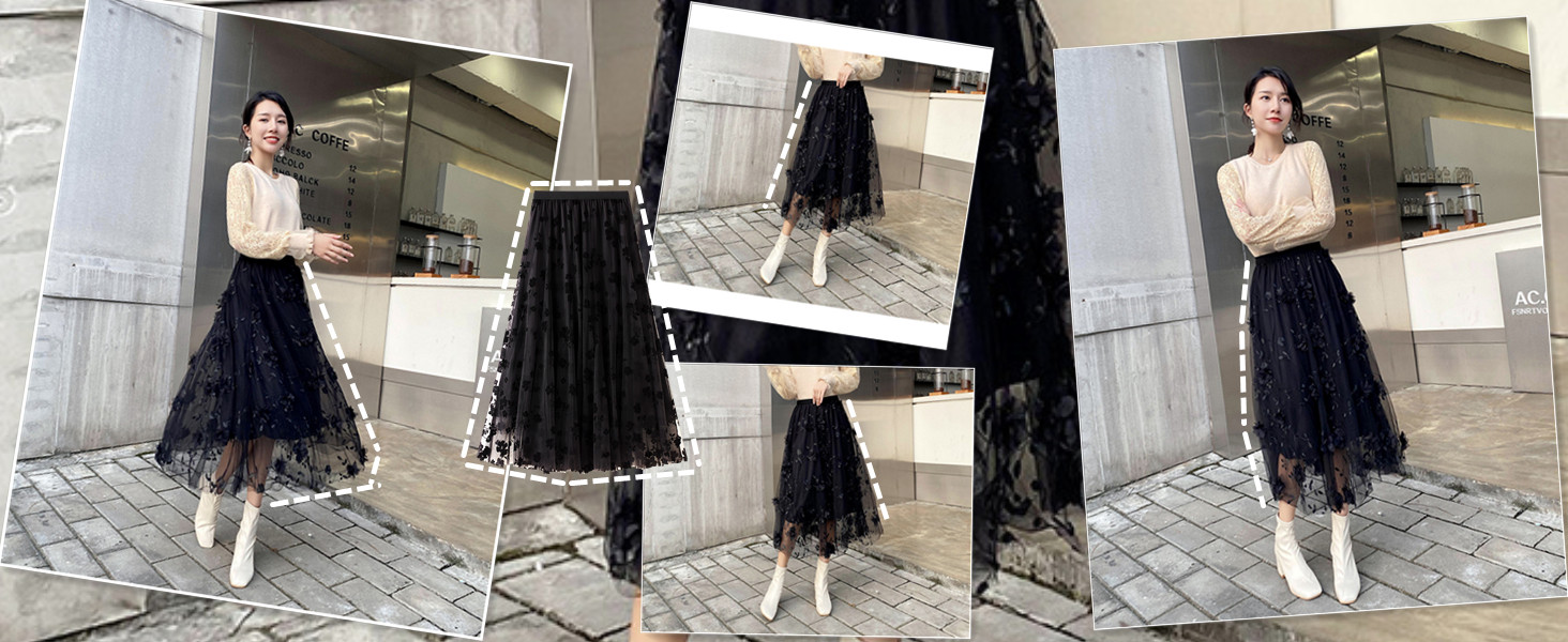 Black Tulle Skirt For Women Black Tulle Skirt For Women High Low