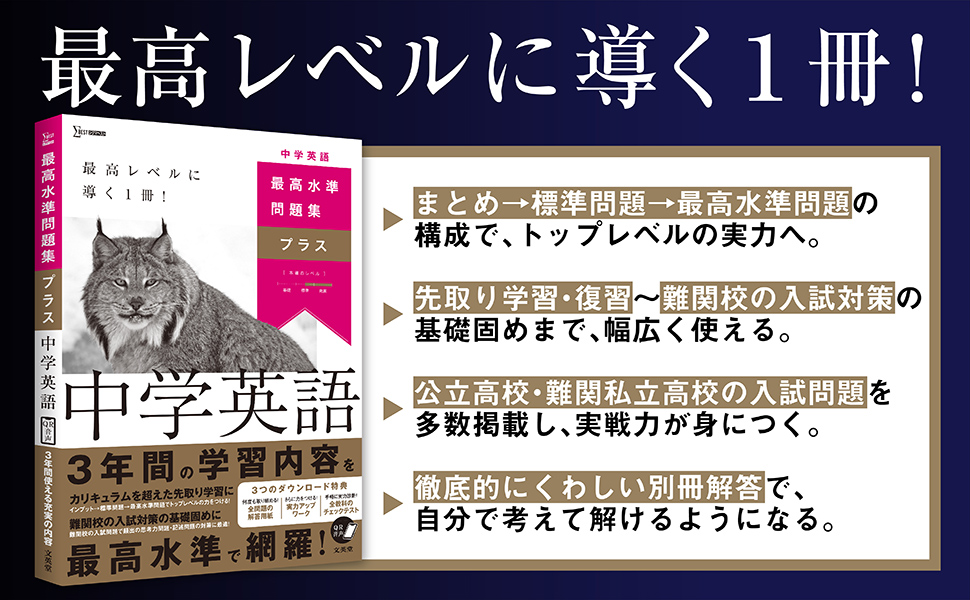 最高水準問題集プラス 中学英語 (シグマベスト) | 佐藤 誠司 |本