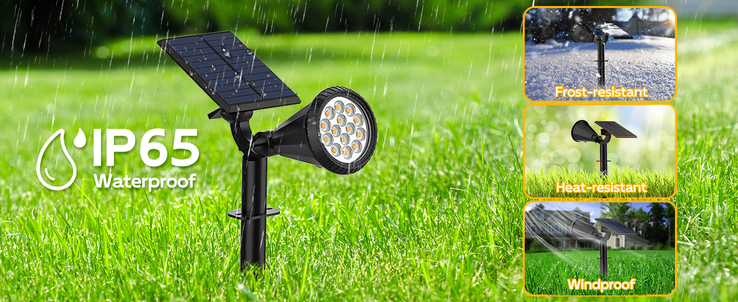 solar lights outdoor waterproof IP65