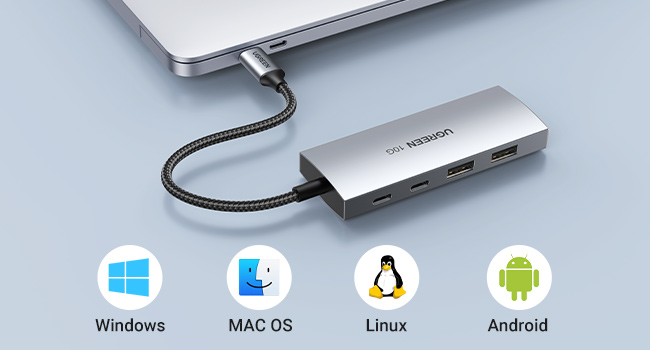 usb c hub usb 3.2 usb c to usb dongle multiport adapter splitter expander for mac ipad imac 