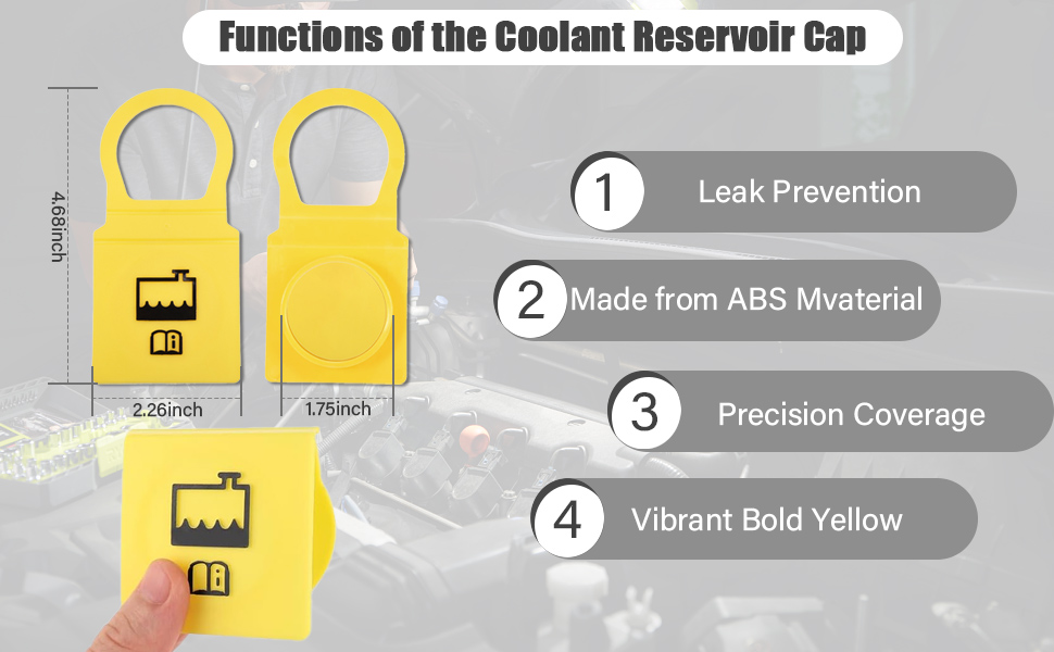 Engine Coolant Reservoir Caps Recovery Tank Cap for