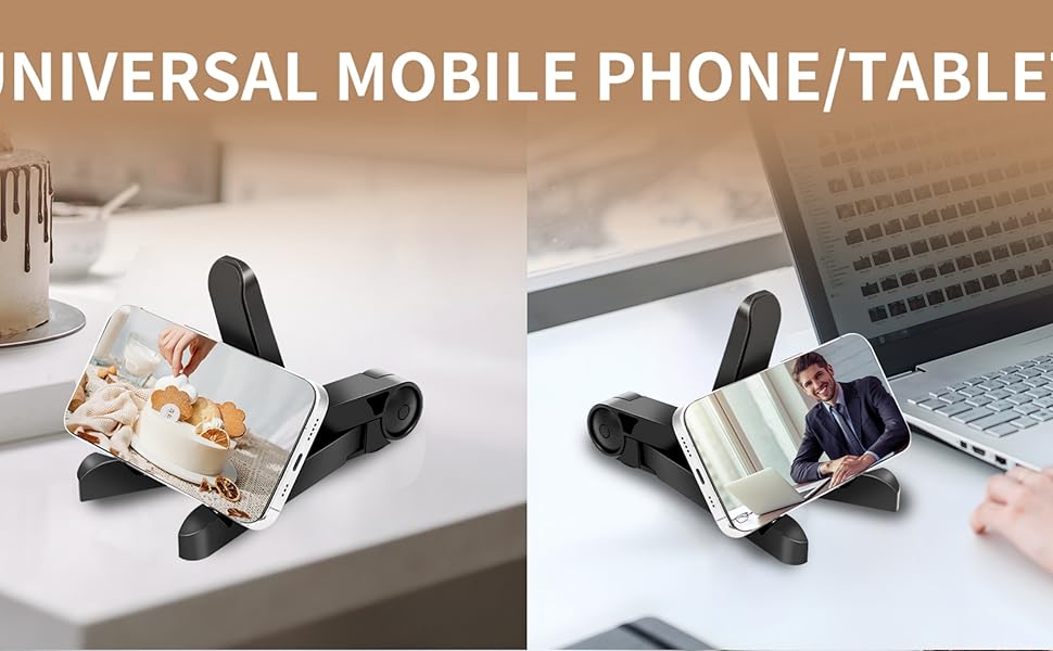 Universal moble phone and table stand