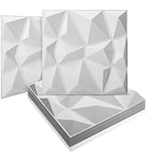 Art3d 20-Pack Sound Proof Wall Panels Diamond Design, 3D Textured Acoustic Wall Panels for Sound ...