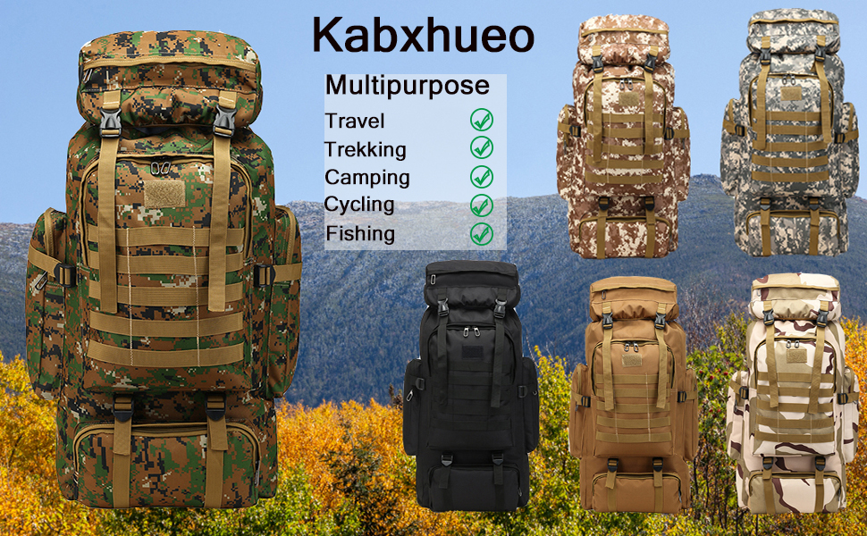 camping backpack hiking backpack camping bag travelling backpack