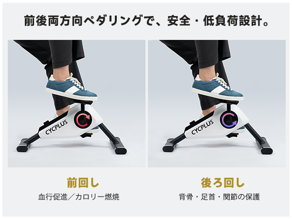 CYCPLUS DC1 エクササイズバイク DC1 Self-powered Pedal Exerciser – CYCPLUS