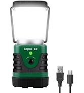 LE Rechargeable LED Camping Lantern , 1000 Lumen Camping Light, 4 Lighting Modes Camping Lamp, 44...