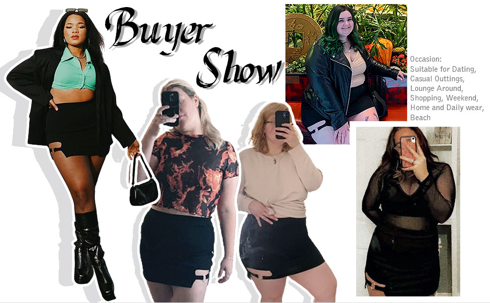 casual skirt for plus size woemens