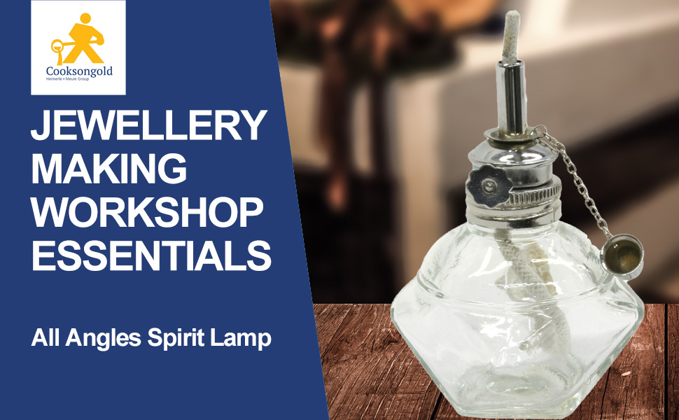 Cooksongold All Angles Alcohol Burner Heating Spirit Lamp Lab Equipment