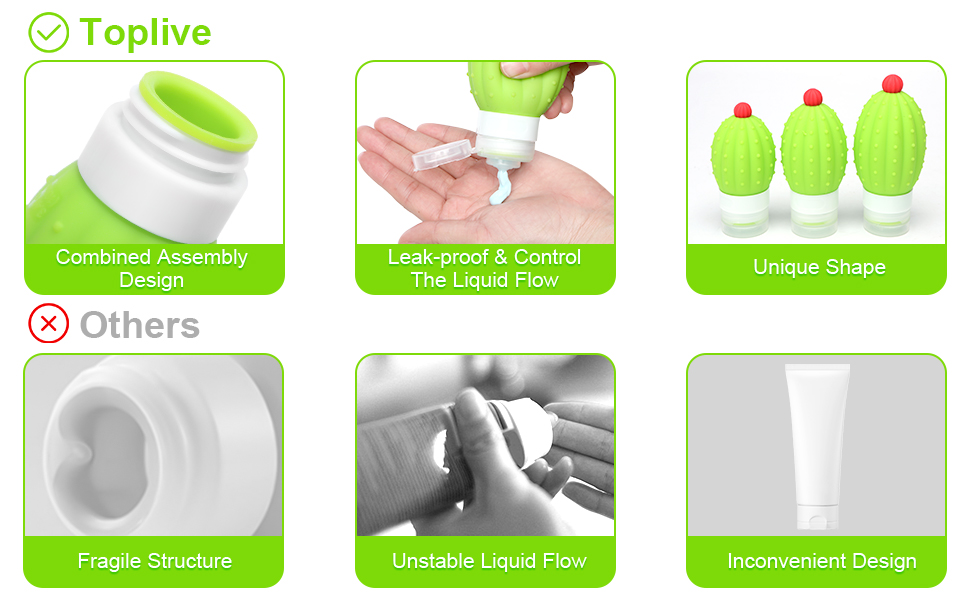 Travel Bottles for Toiletries