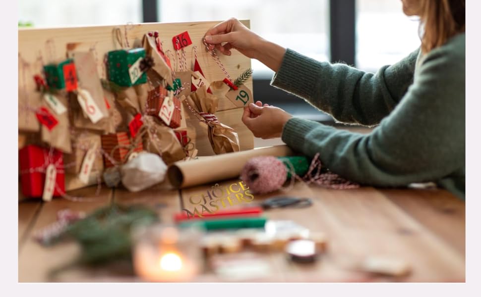 Advent Calendar Make Your Own Christmas Kit Paper Coundtown Advent