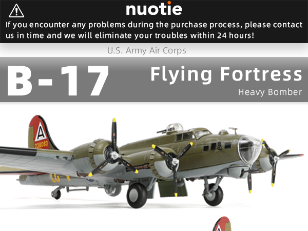 B-17 USAFモデル 1/72スケール Amazon.com: NUOTIE 1/72 Scale B-17 Fortress Bomber (Green