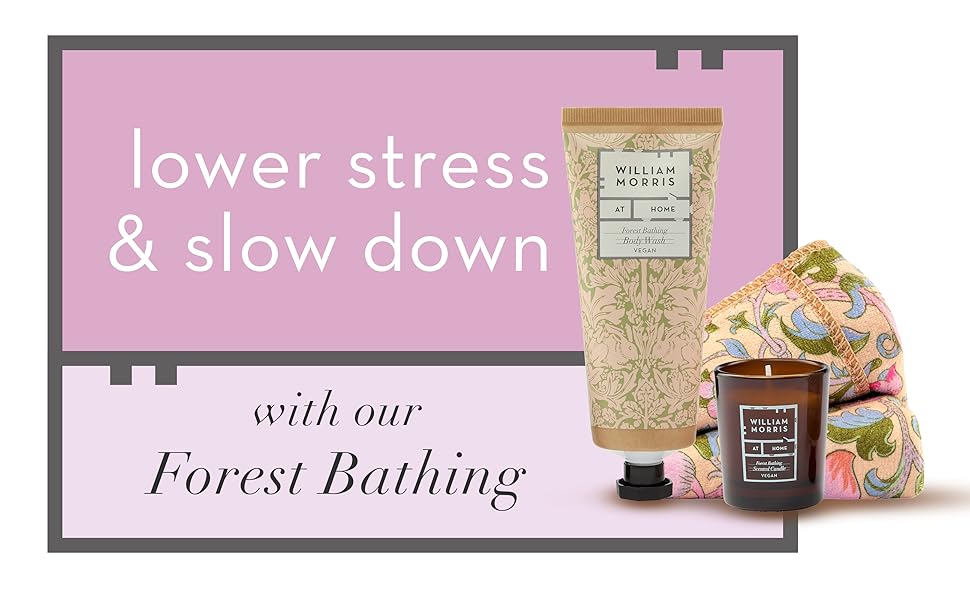 William Morris At Home Forest Bathing Bathtime Set 1