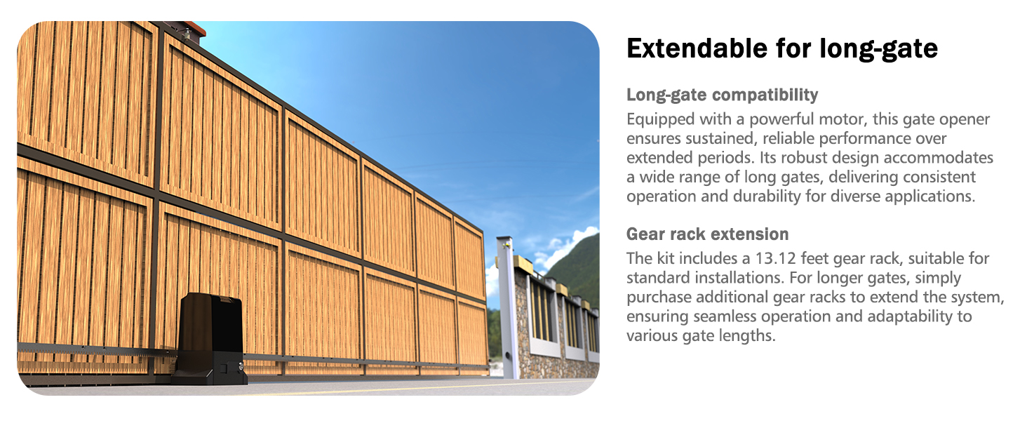 sliding gate operator heavy duty gates up to 40ft