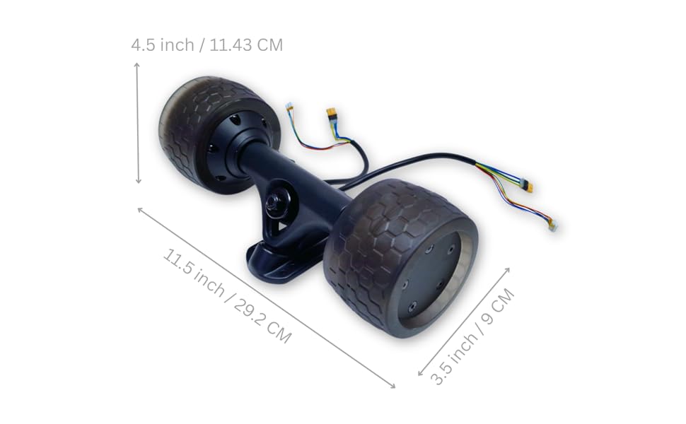 Shaboardz 500W Dual Hub Motor Skateboard Longboard Kit