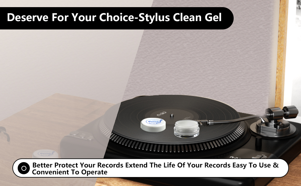 Turntable Stylus Clean Gel Premium AntiStatic & Zero