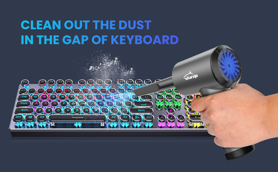 Compressed Air Duster for Computer Keyboard Sharxgo