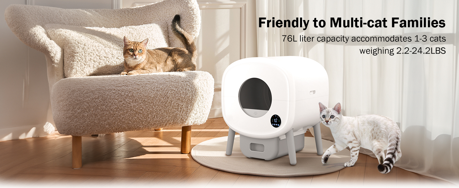 self cleaning cat litter box