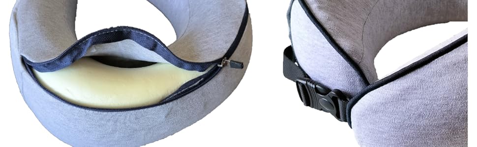 Adjustable Buckle Removable Zipper