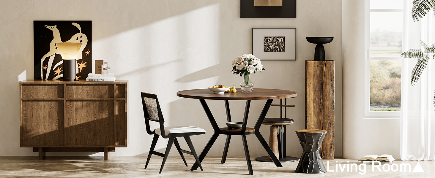 Living room breakfast table