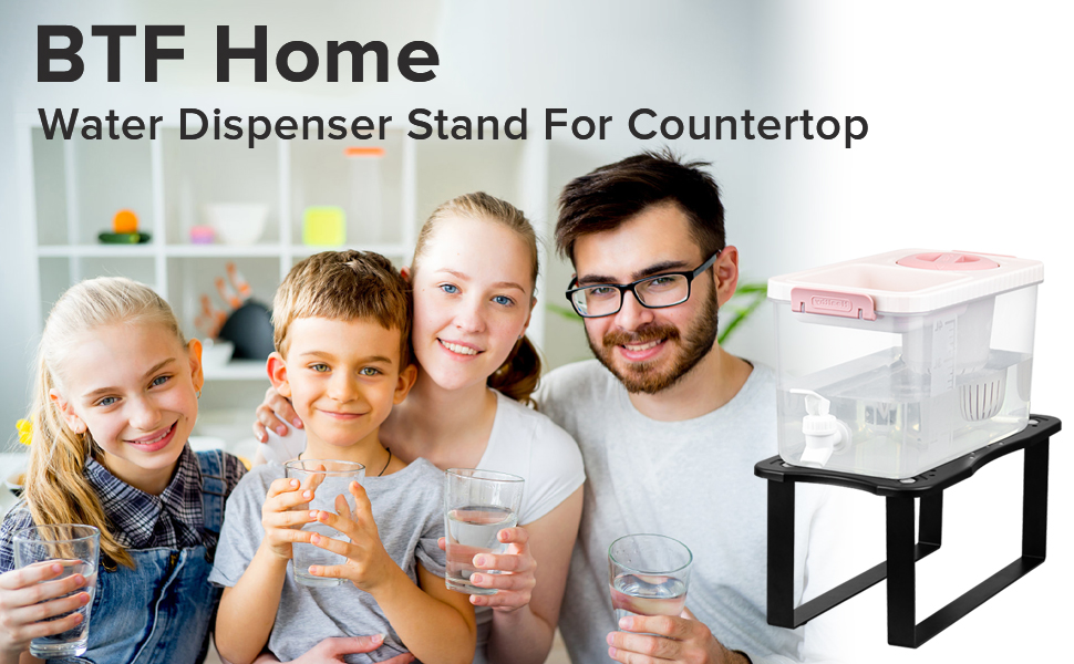 BTF Home Countertop Water Dispenser Stand,Metal Water