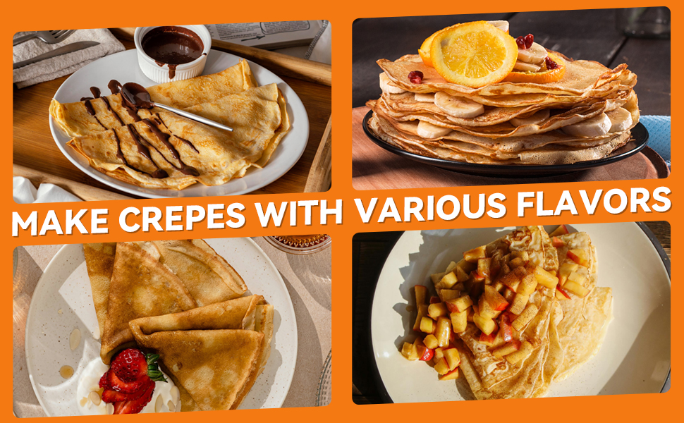 Make Crepes with Various Flavors