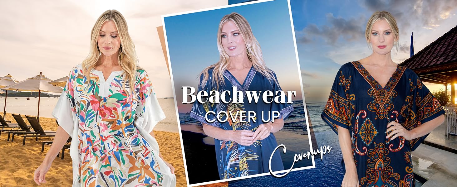 Beachwear kaftans, kimino for beach, caftans for women
