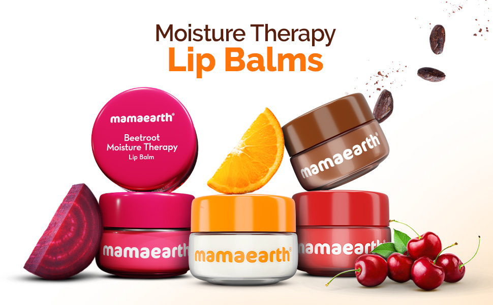 Mamaearth Vitamin C Moisture Therapy Lip Balm SPF 50 for Dry & Chapped Lips 15 g