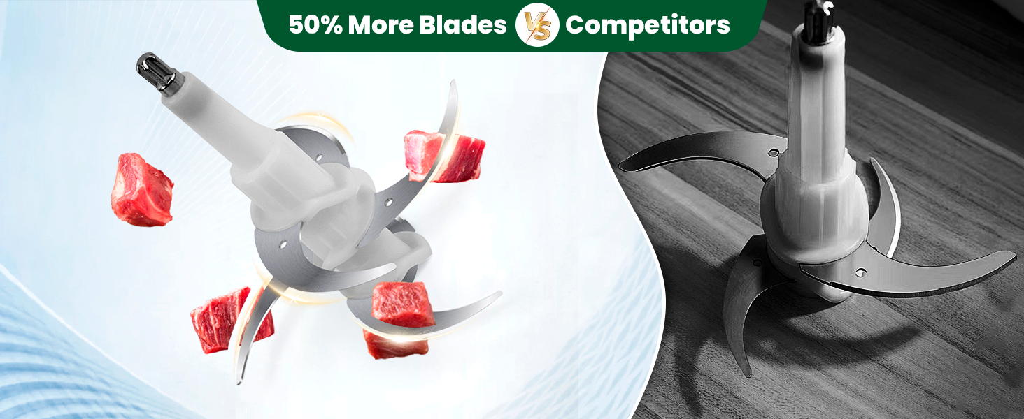 3 layers blades