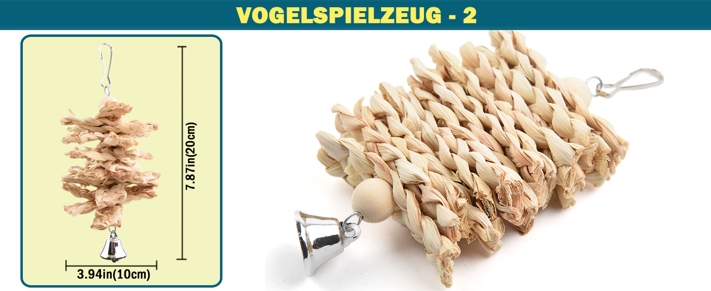 Wellensittich Spielzeug