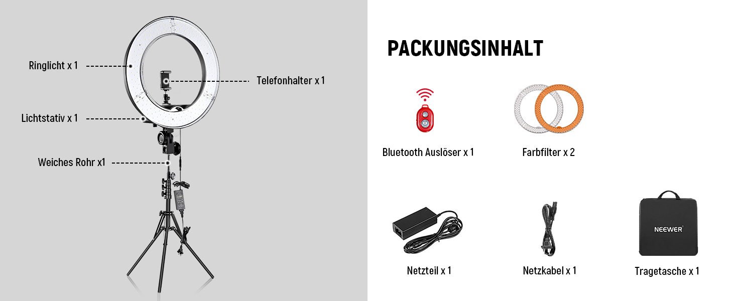 Neewer Ring Light Set Amazon.de Electronics & Photo