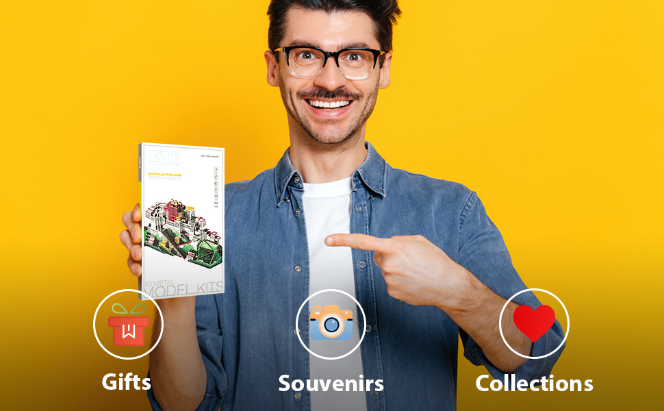 Microworld 3D Metal Puzzle， The Potala Palace from Lhasa