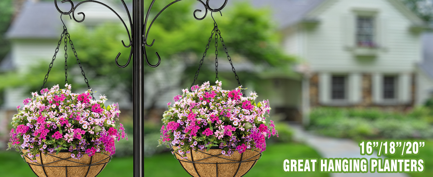 Large hanging planter