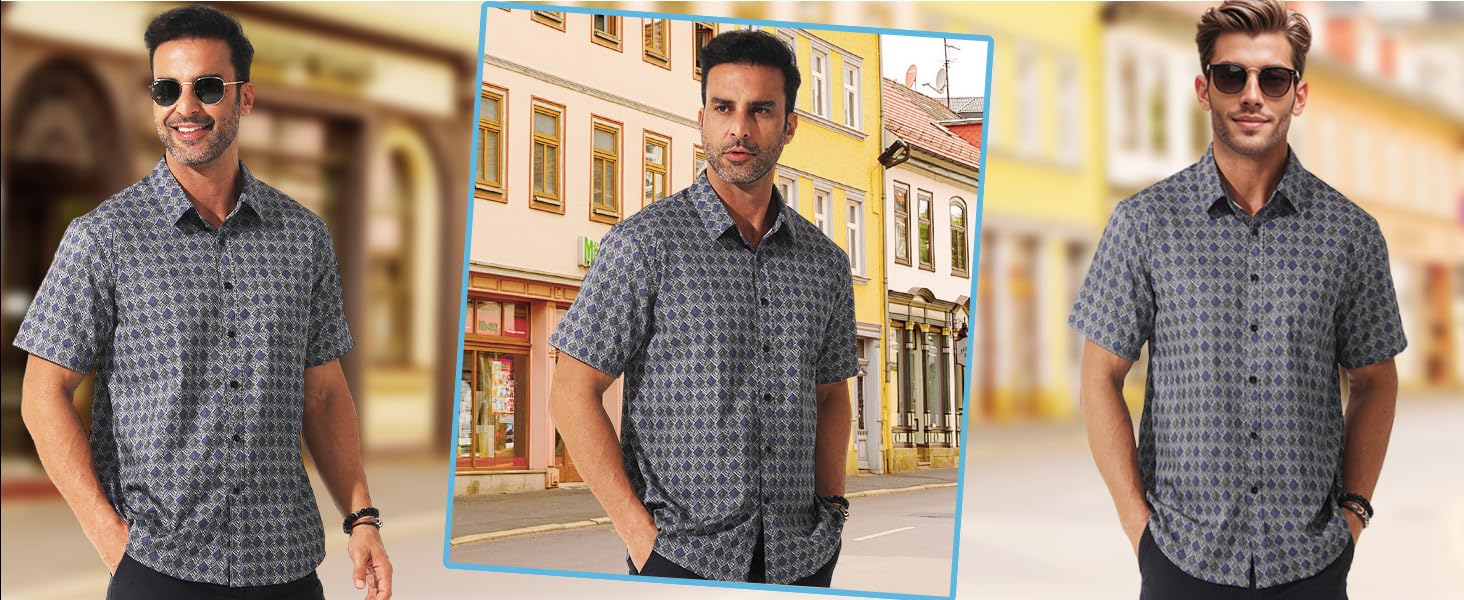 Printed Business Shirt 