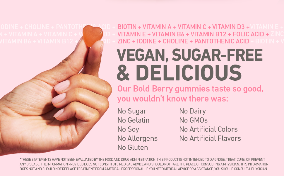 Vegan, sugar-free and delicious