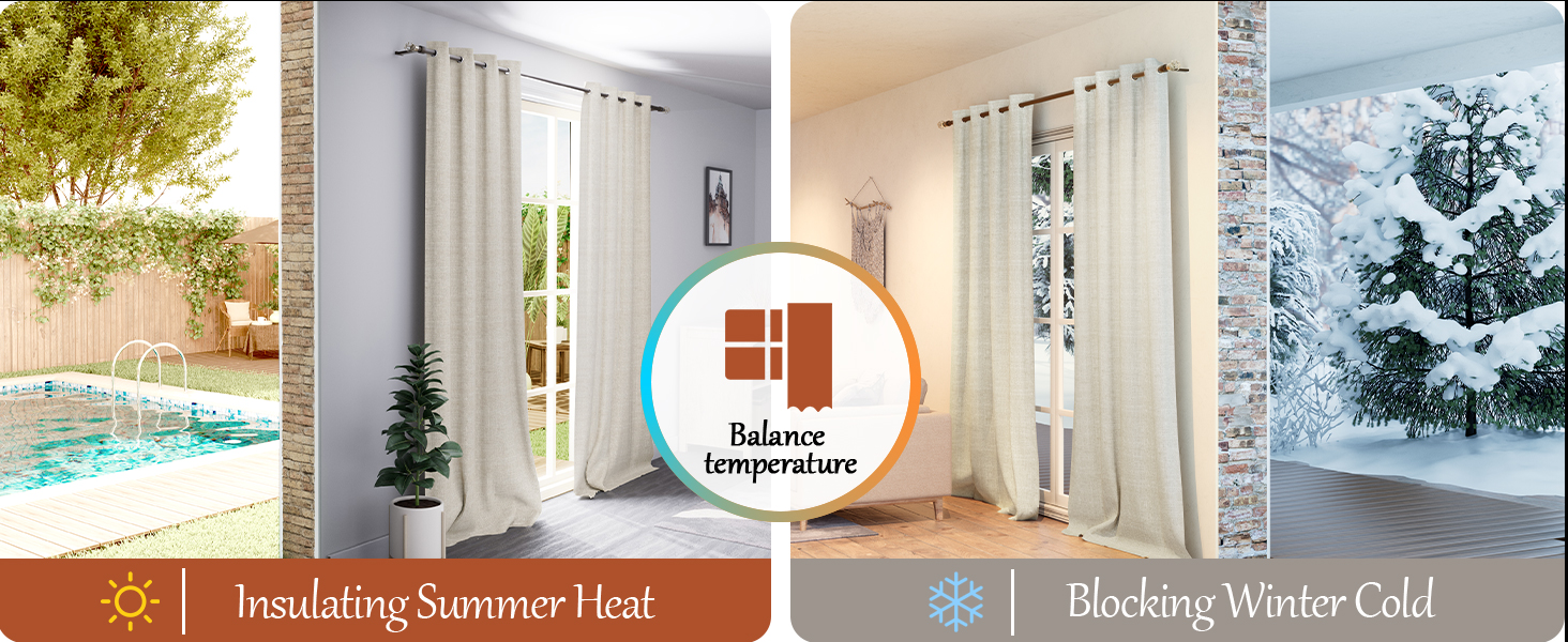thermal curtains for summer heat insulated curtains cold